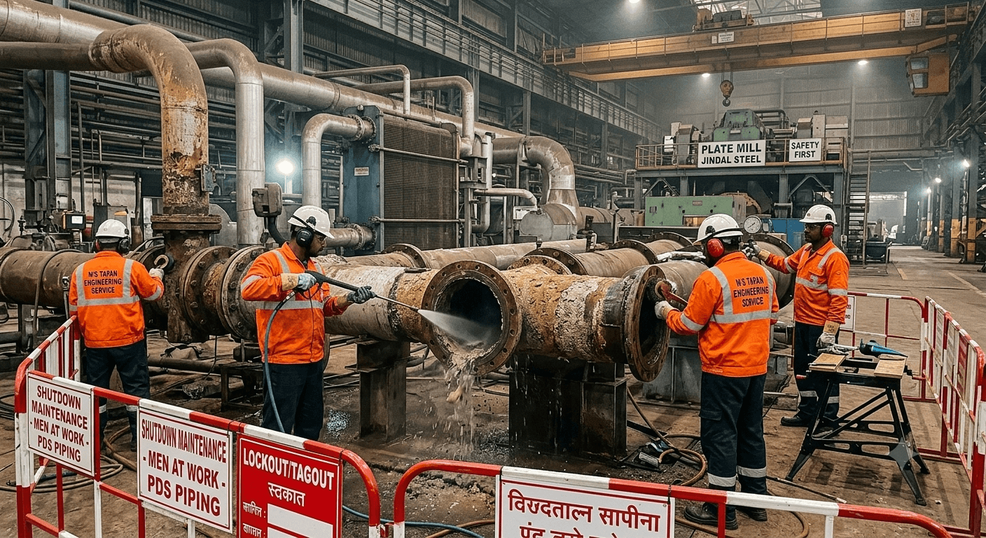 Pipeline Radiography, Hydrotest and chemical Cleaning.