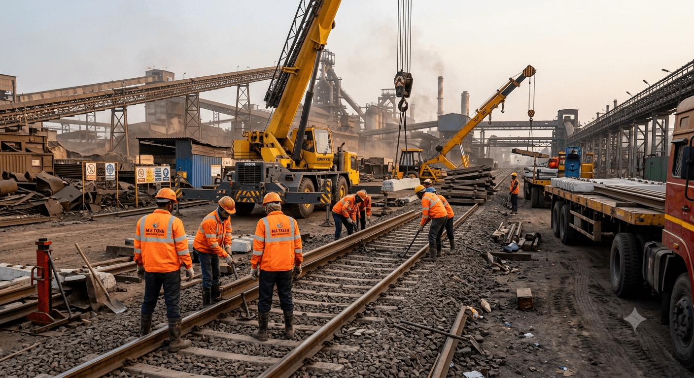 SMS area heavy track maintenance
