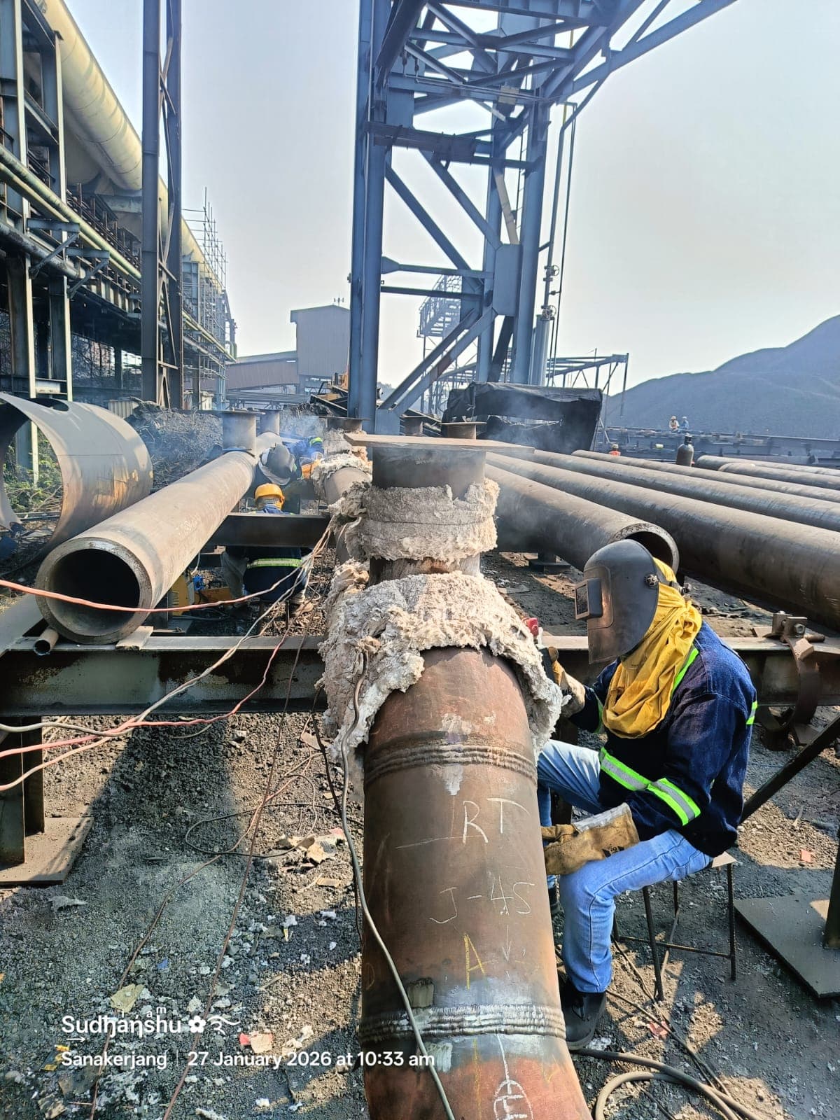 Steam Line Piping Works (IBR)